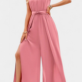 Mono Asymétrique Nyree avec Découpe et Manche avec Nœud