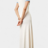 Robe Midi en Tricot Alexia avec Détail