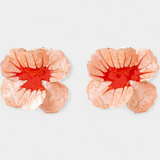 Boucles d'oreilles géométriques en forme de fleur