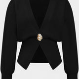 Cardigan Doré Uni Solferina