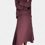 Ensemble de Pull Col Montant Patricia et Jupe Maxi