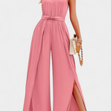 Mono Asymétrique Nyree avec Découpe et Manche avec Nœud