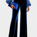 Analisse Mono avec Décolleté en V et Pantalon Large