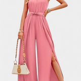 Mono Asymétrique Nyree avec Découpe et Manche avec Nœud