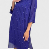 Robe en Chiffon Élégante Polly avec Coupe Classique et Tombé Fluide