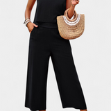 Ensemble Lavinia de Top et Shorts en Lin et Coton