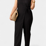 Mono Élégant Zoe avec Décolleté en V et Ceinture Ajustable