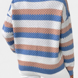 Jersey Oversized à Col Rond Rayé Kristen