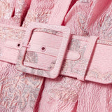 Robe Maxi Celestine avec Manches Bouffantes