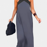 Robe Edith avec Col Croisé et Dos Ouvert