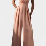 Mono Sexy Romily avec Bretelles et Jambes Amples Élégant