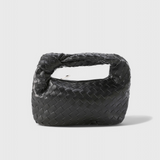 Mini Sac Satchel Tissé Sauge