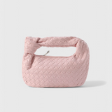 Mini Sac Satchel Tissé Sauge