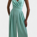 Mono Sexy Romily avec Bretelles et Jambes Amples Élégant