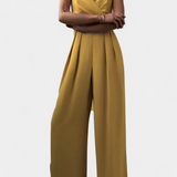 Mono Sexy Romily avec Bretelles et Jambes Amples Élégant